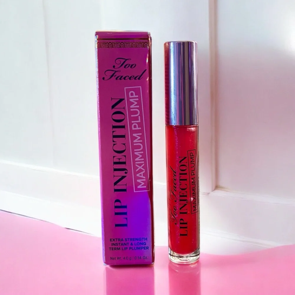💎 Too Faced Lip Injection Plump Extra-Strength Lip Plumping Gloss Yummy Bear
